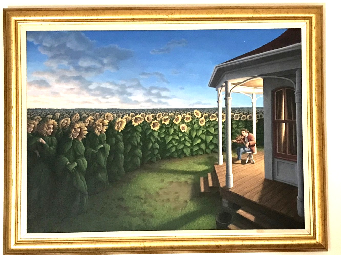 Rob Gonsalves - LISTENING FIELDS - Original painting on canvas